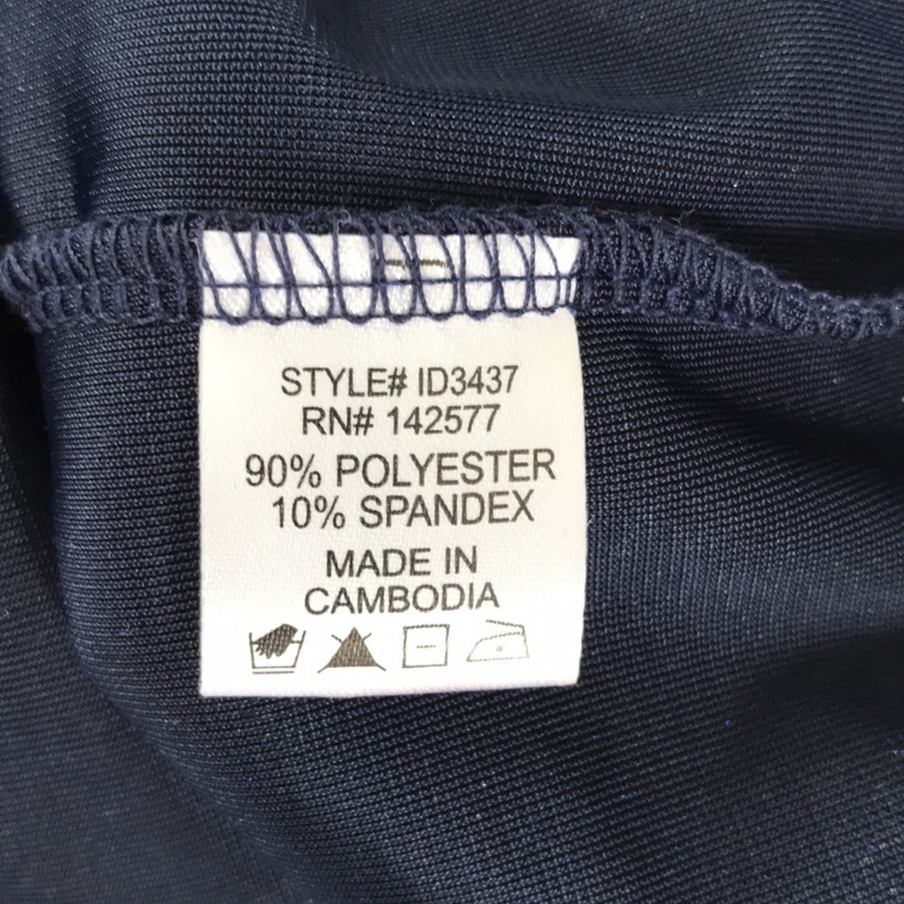 New Iris Midnight Blue Sparkly V-Neck Dress Size Medium — image 8 of 8